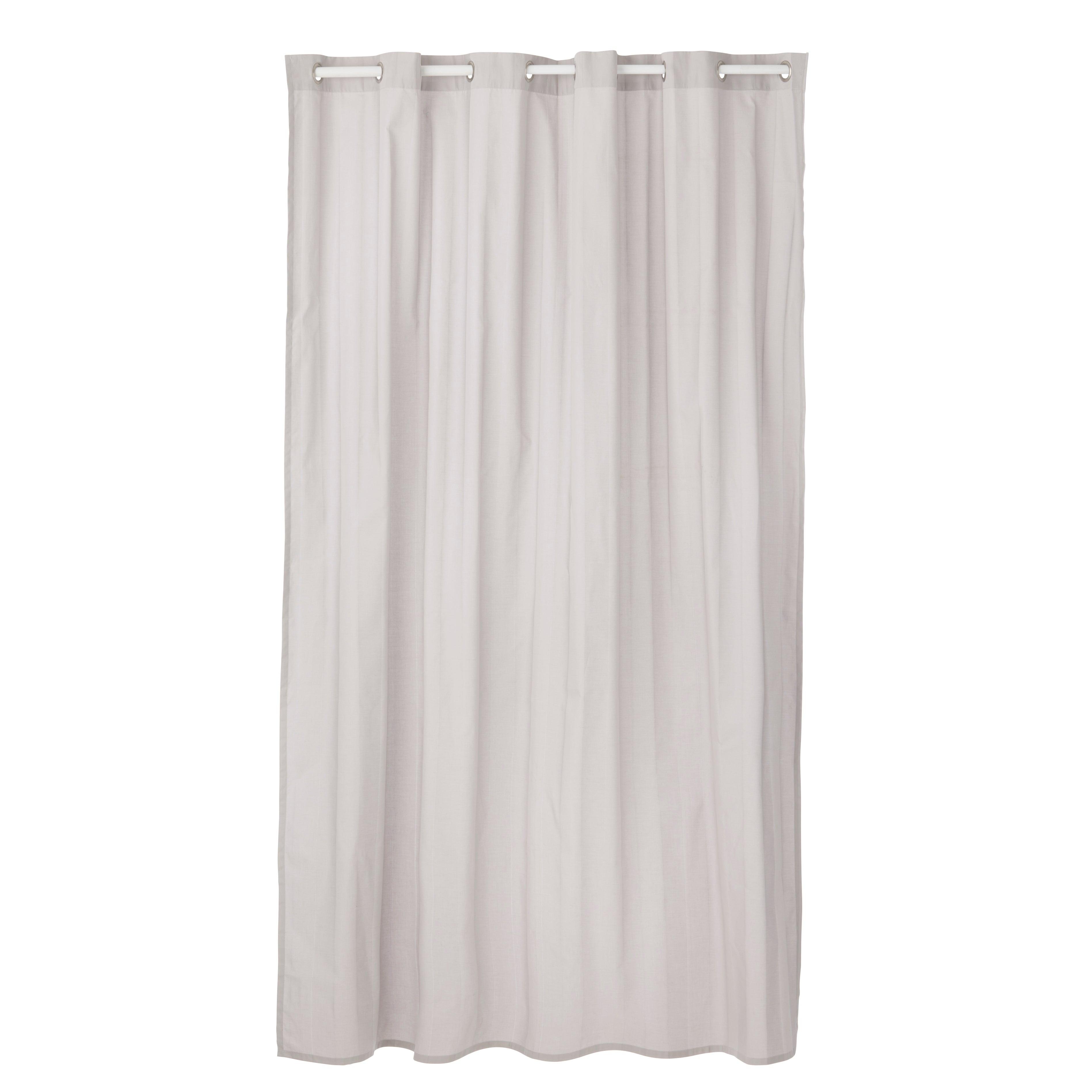 Badeforhæng, grå - 150x200 cm.